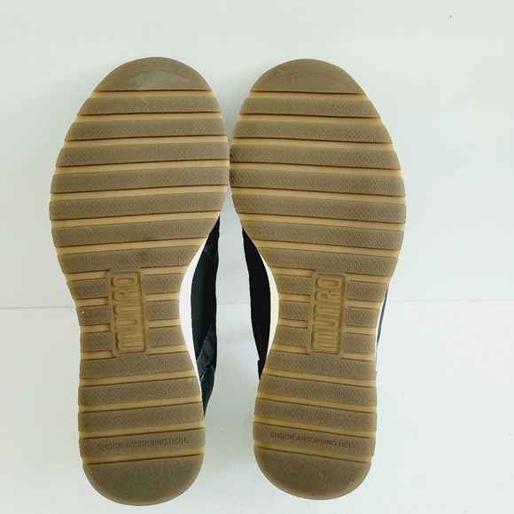 NEW Munro Piper Sneaker Suede Low Top Glitter Lace Up Arch Support Size 9.5 - Picture 6 of 7